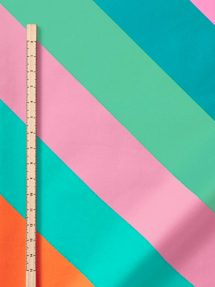 J&amp;J Viskose Rainbow to go tropical heat