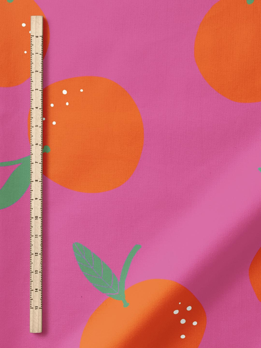 J&amp;J Viskose Sweet Tangerines pink
