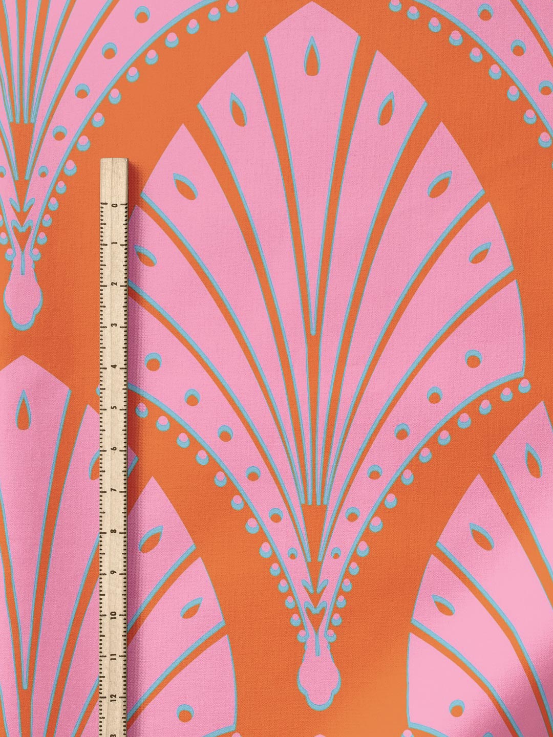 J&amp;J Viskose Dolly Deco orange
