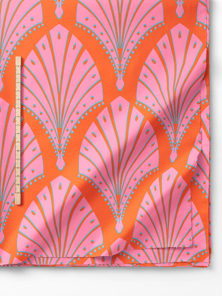 J&amp;J Viskose Dolly Deco orange