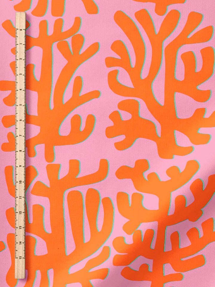 J&amp;J Viskose Coral Gables rosa