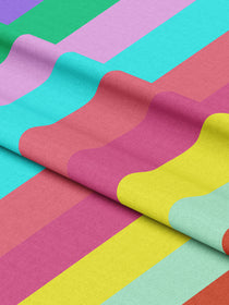 J&J Canvas Rainbow to go pink