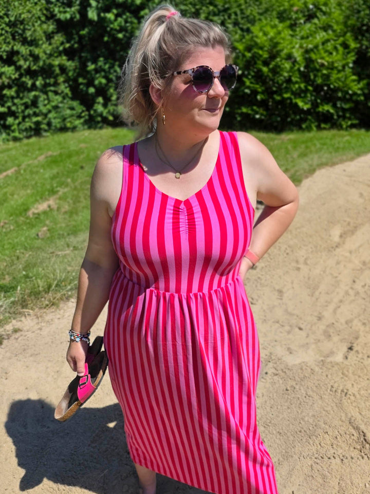 J&amp;J Bio Jersey Ringelz hot pink rot