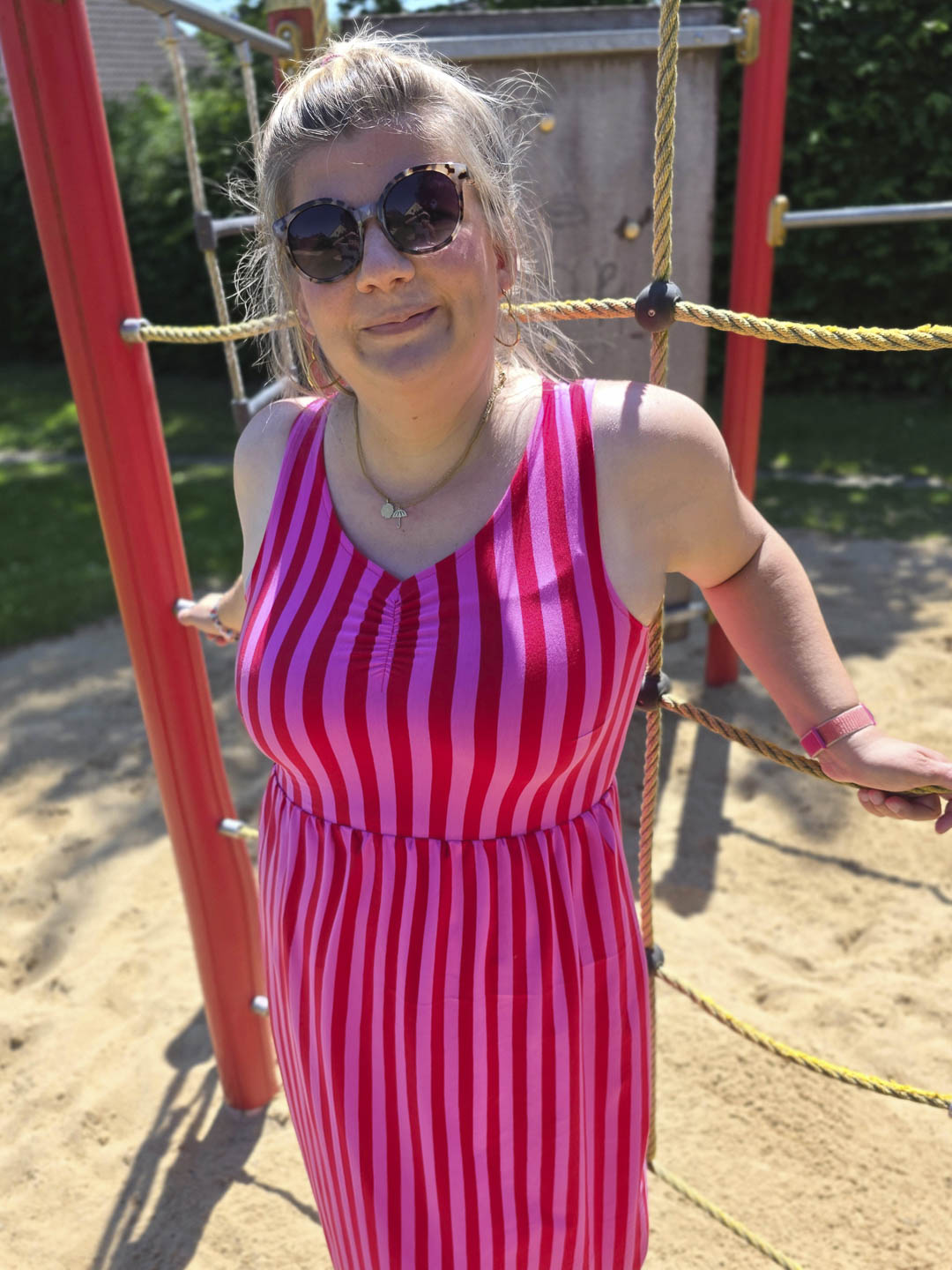 J&amp;J Bio Jersey Ringelz hot pink rot