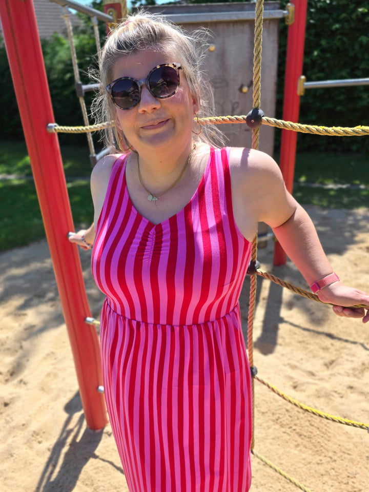 J&amp;J Bio Jersey Ringelz hot pink rot