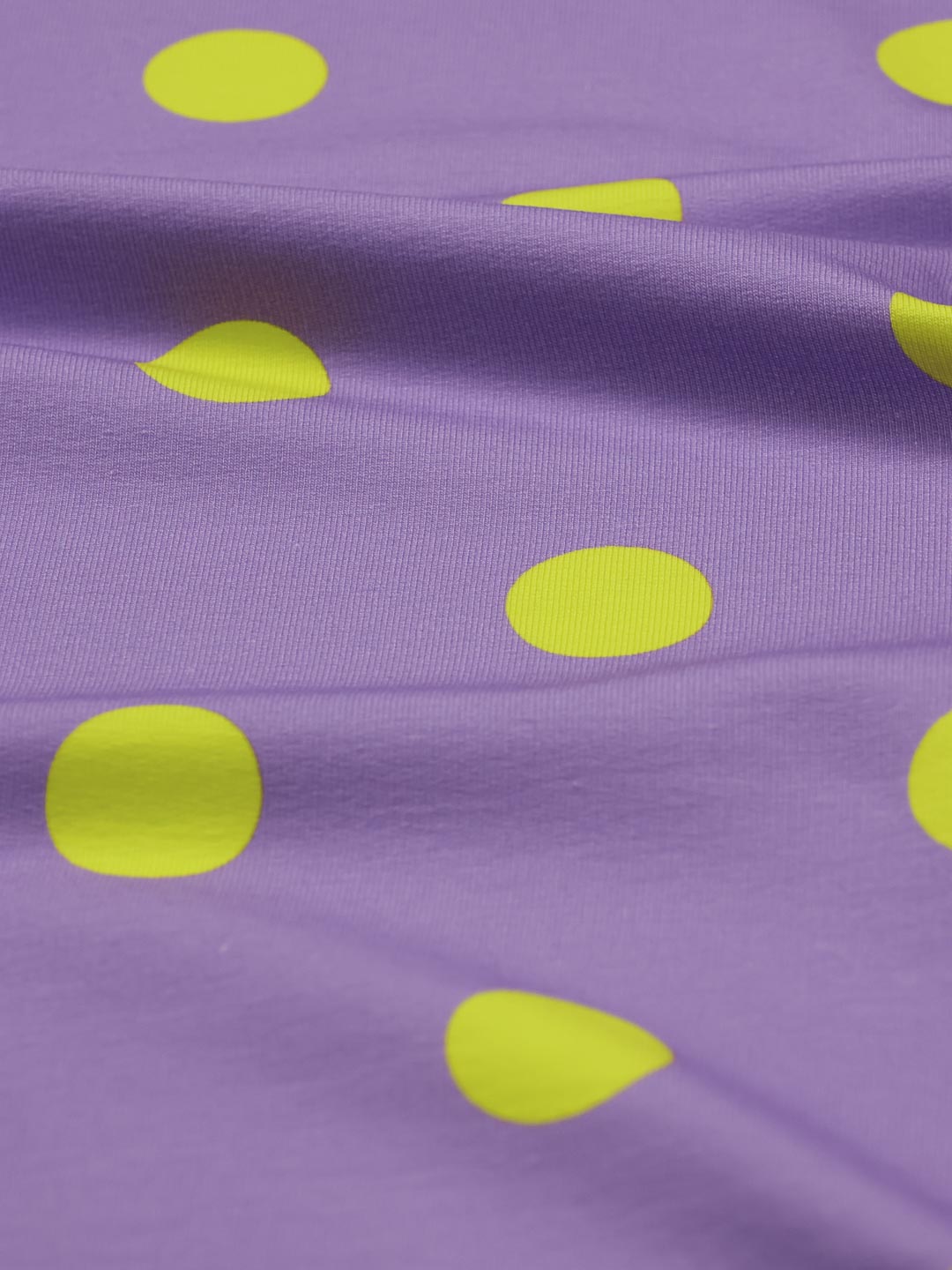 J&amp;J Bio French Terry Dotty lilac