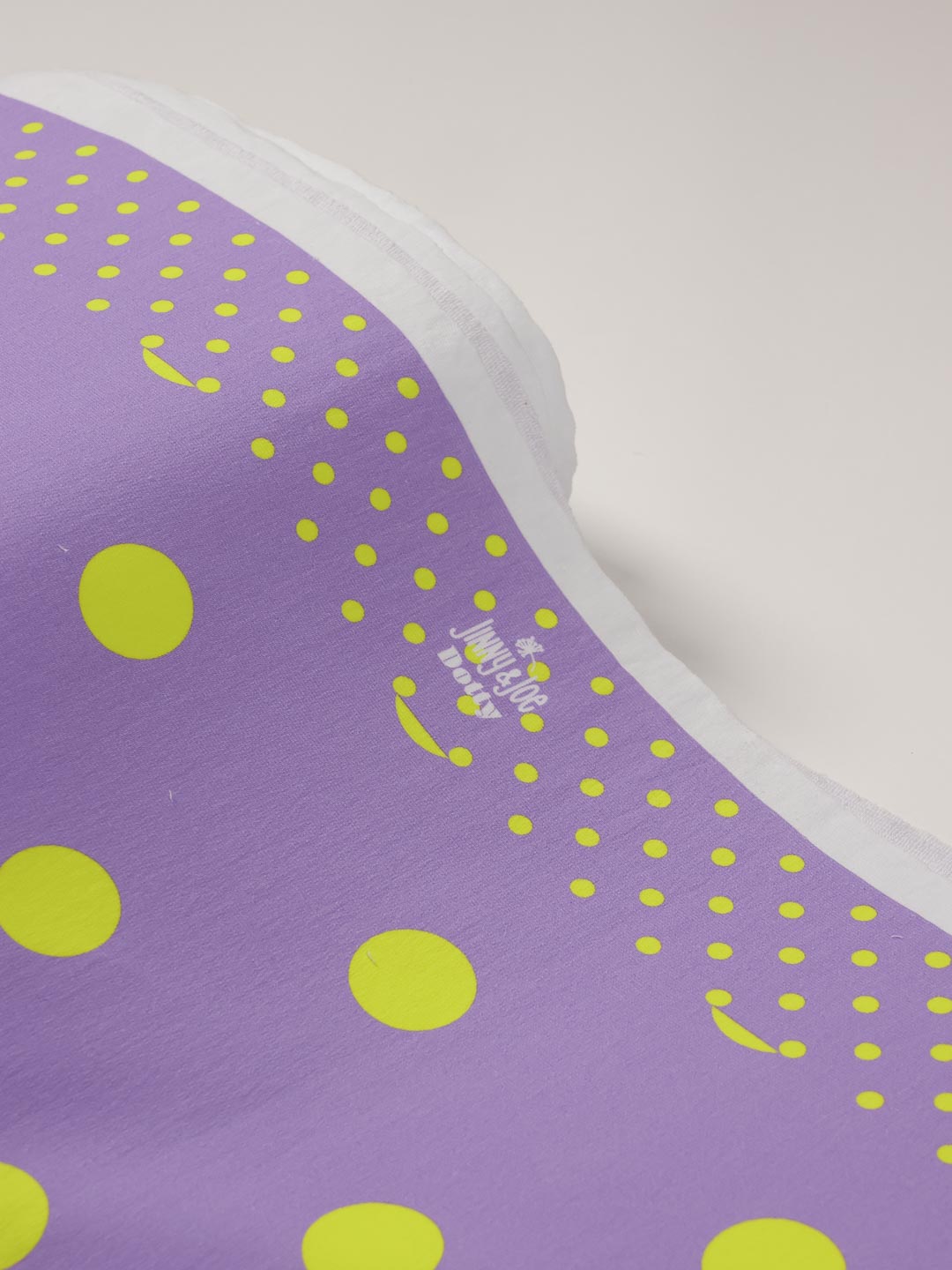 J&amp;J Bio French Terry Dotty lilac
