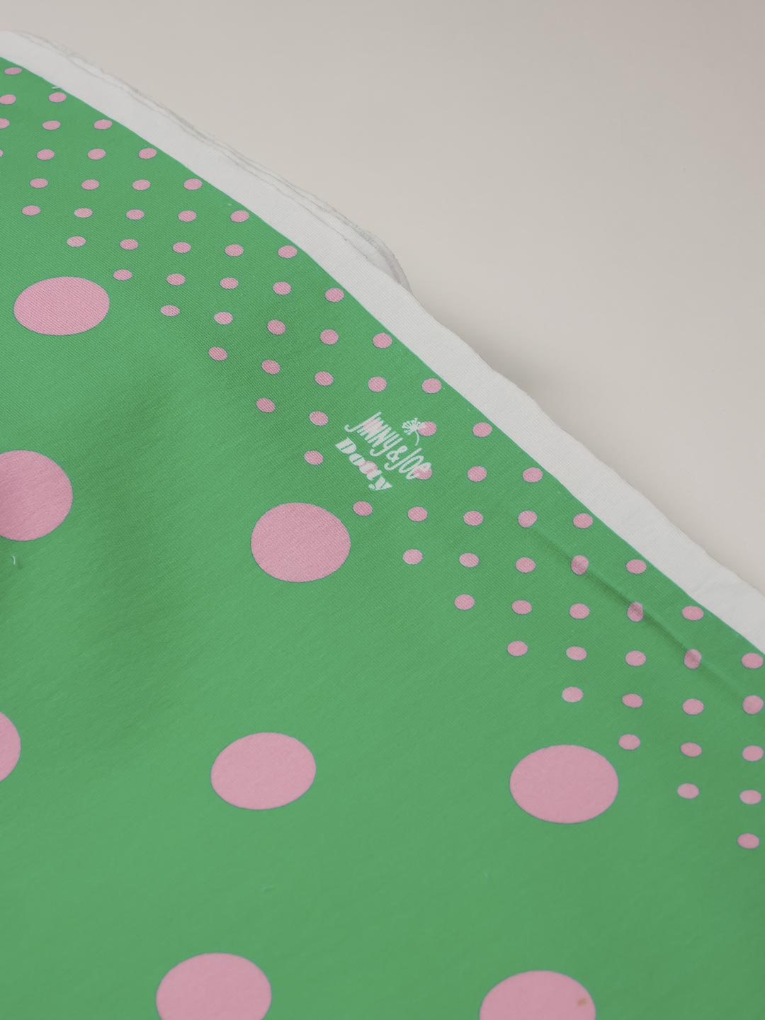 J&amp;J Bio French Terry Dotty springgreen