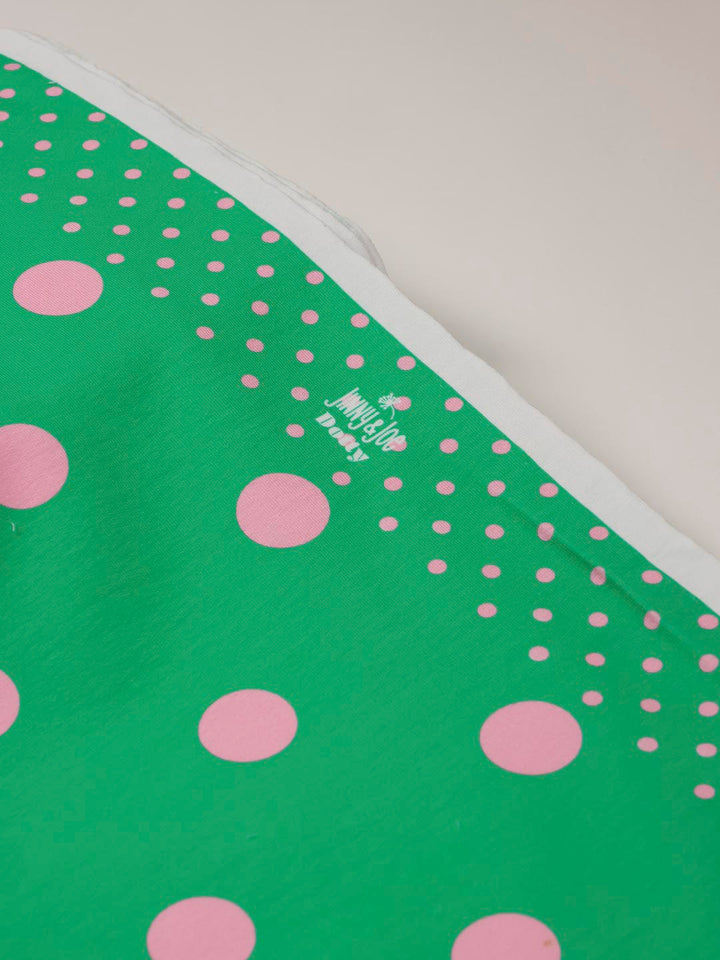 J&amp;J Bio French Terry Dotty springgreen