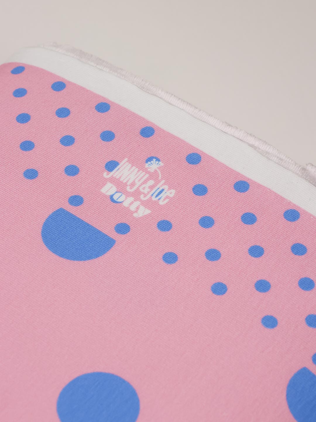 J&amp;J Bio French Terry Dotty candy rosa