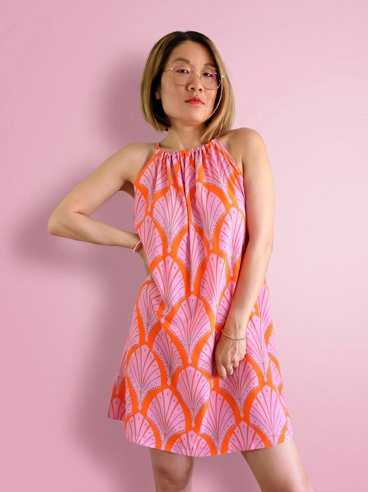 J&amp;J Viskose Dolly Deco orange