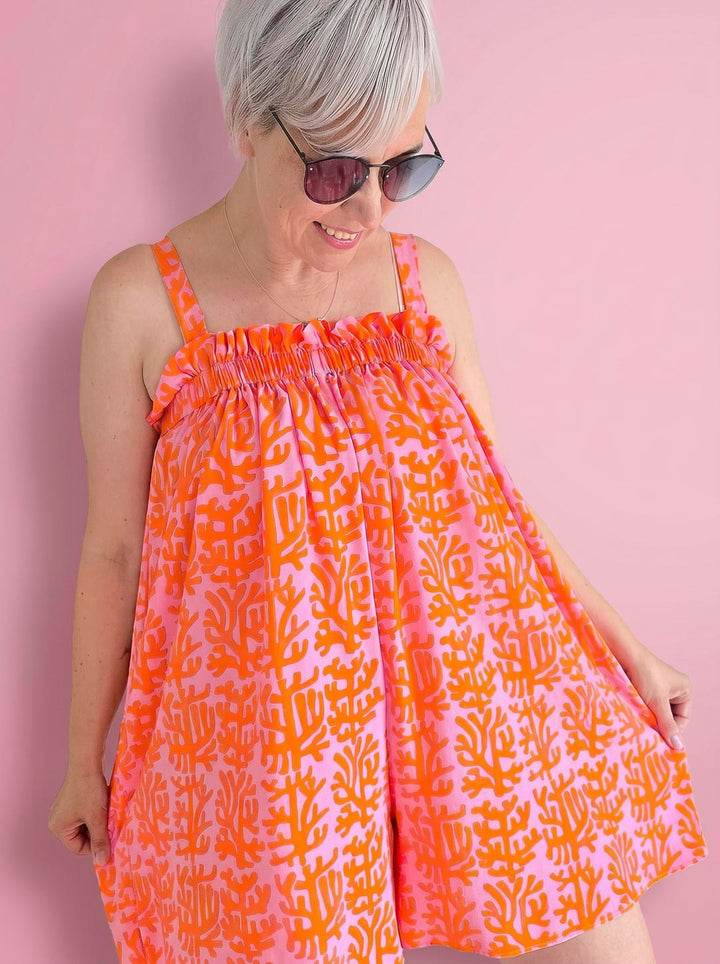 J&amp;J Viskose Coral Gables rosa