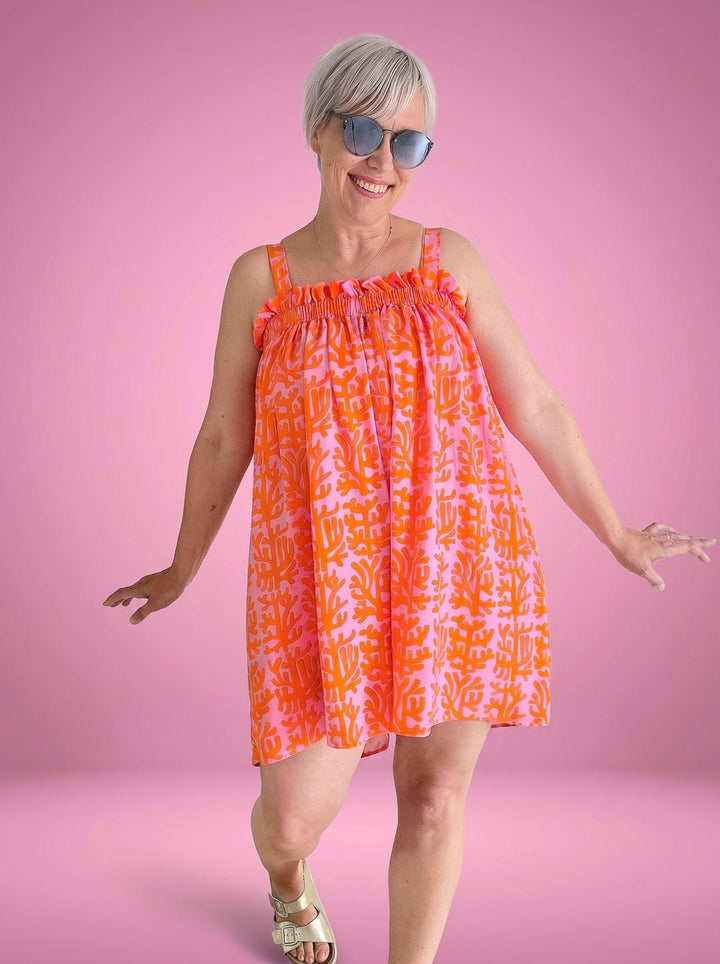 J&amp;J Viskose Coral Gables rosa