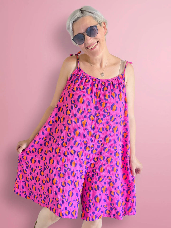 J&amp;J Musselin Baby Leo pink