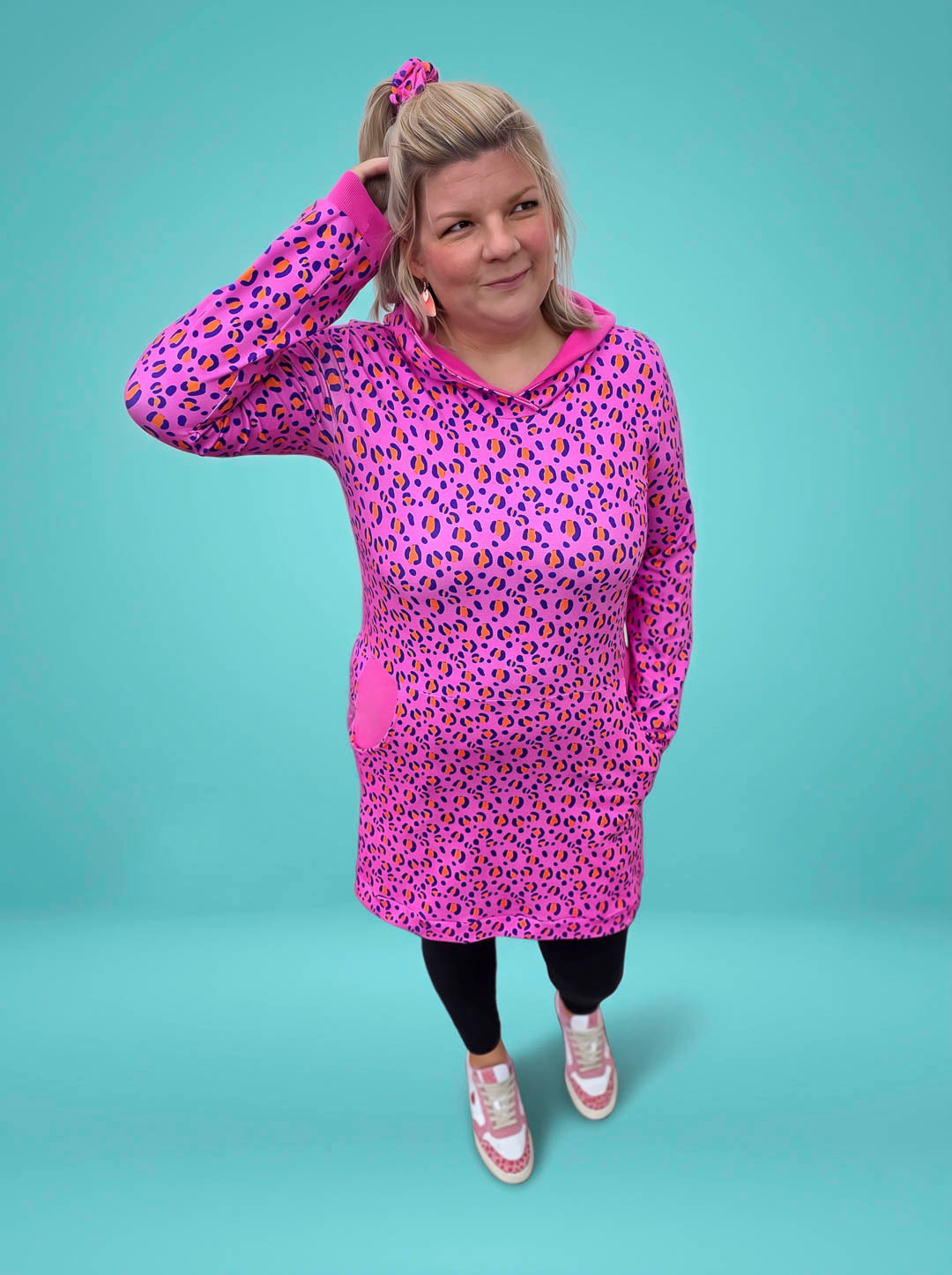 J&amp;J Bio Jersey Mini Leo pink