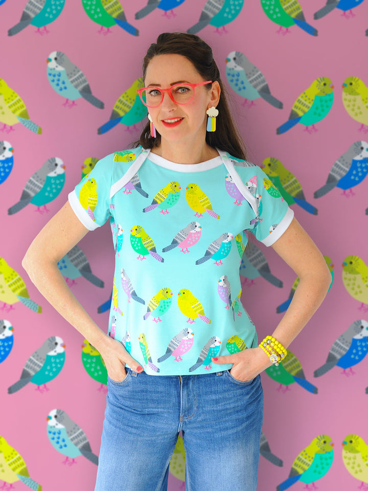 J&amp;J Bio Jersey Budgie mint