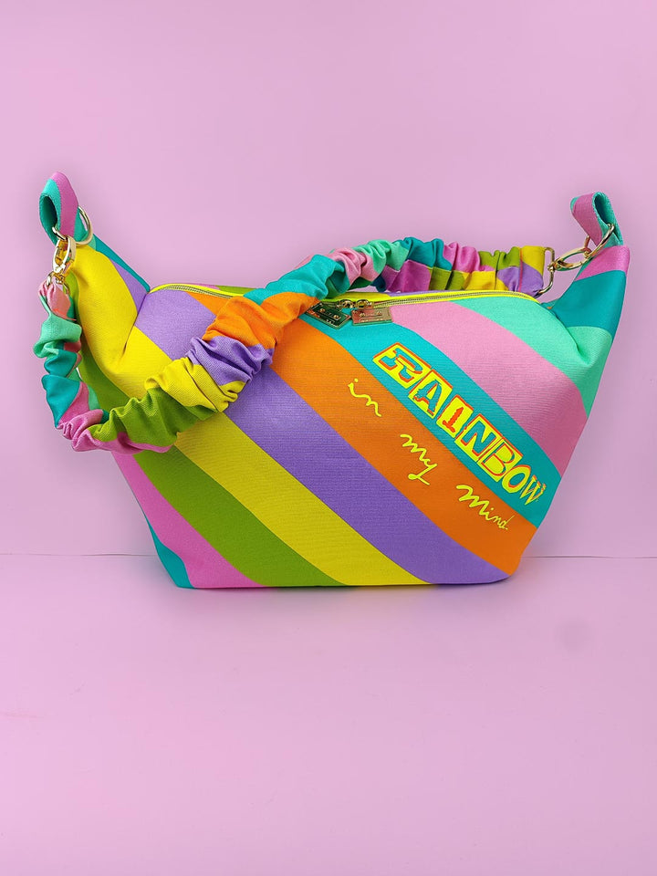 J&amp;J Bio Canvas Rainbow to go tropical heat