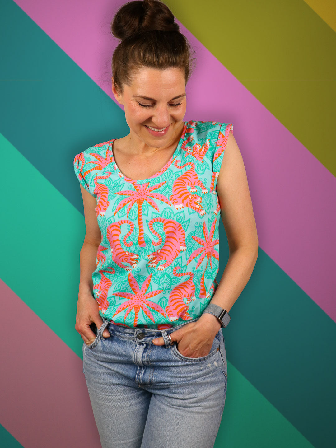 J&amp;J Bio Jersey Jungle Jive mint