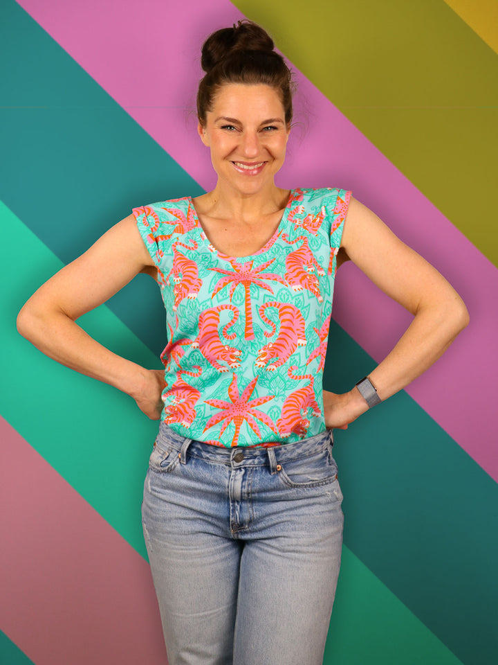 J&amp;J Bio Jersey Jungle Jive mint
