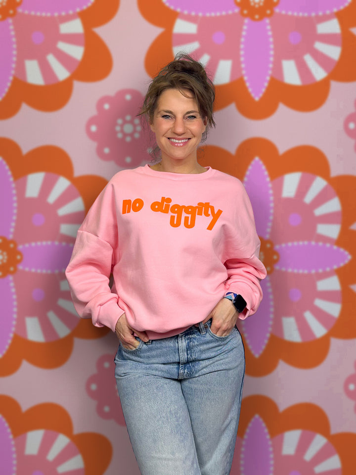 J&amp;J Kuschelsweat uni rose extrabreit