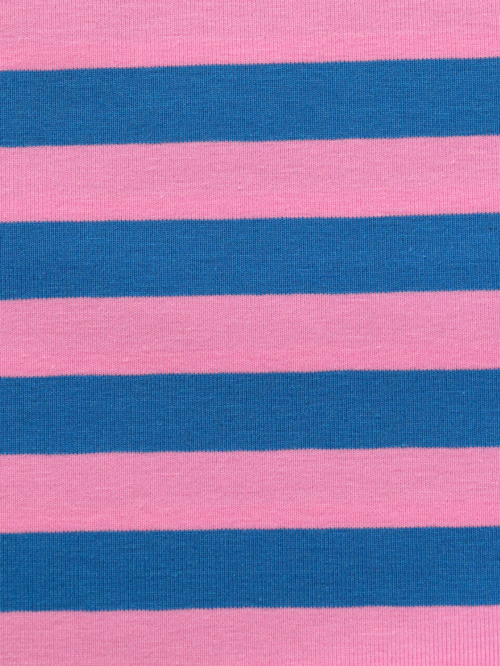 J&amp;J Bio Jersey Ringelz royal candy rosa