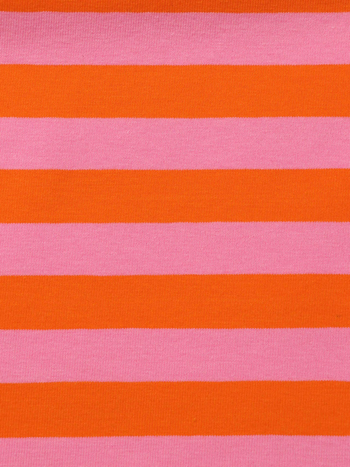J&amp;J Bio Jersey Ringelz candy rosa orange