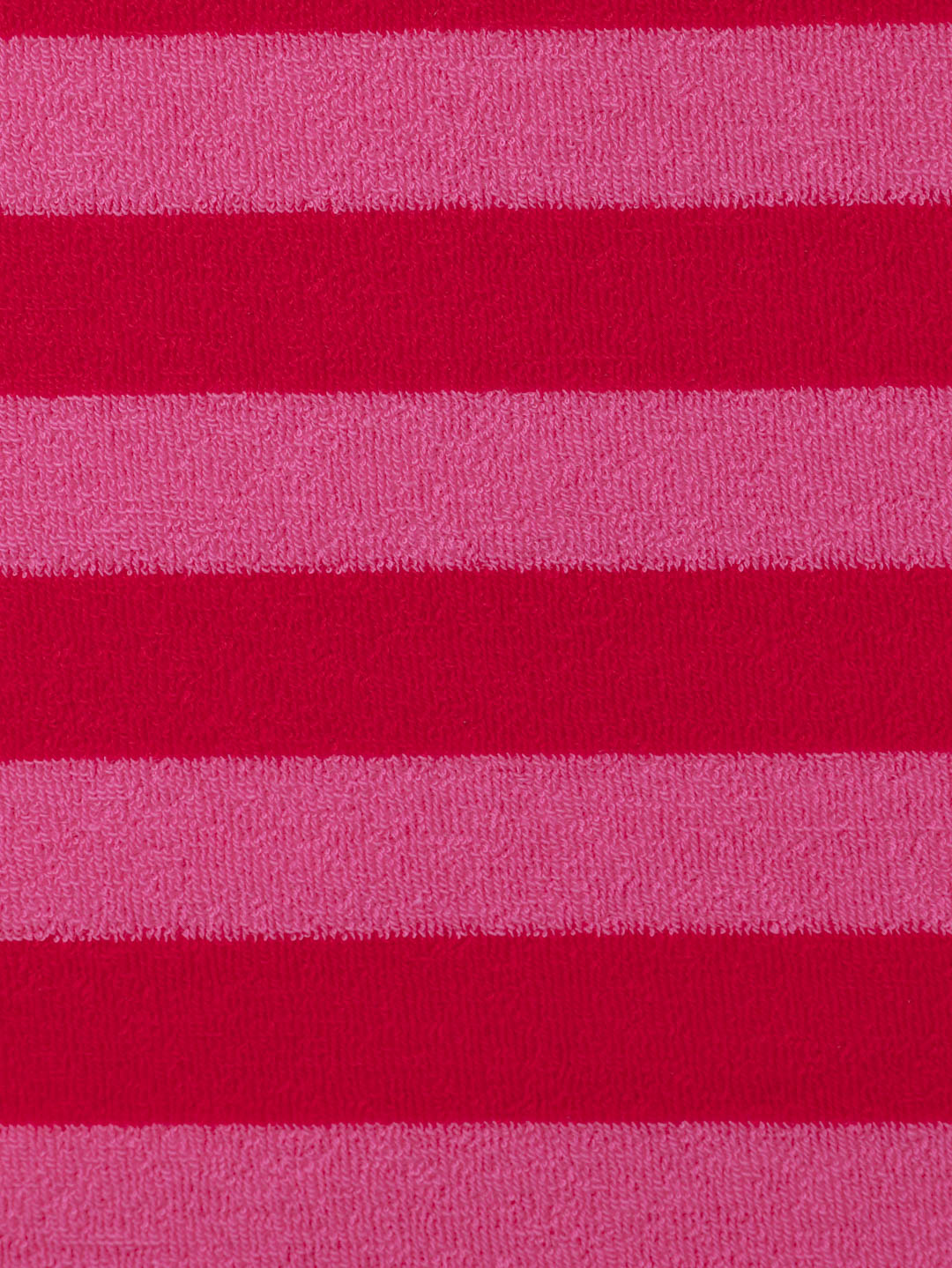J&amp;J Bio Stretch Frottee Ringelz rot - hot pink