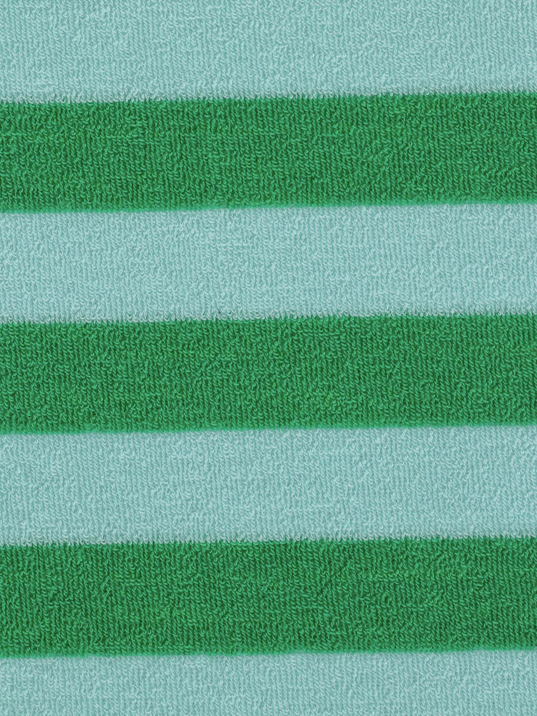 J&amp;J Bio Stretch Frottee Ringelz springgreen mint
