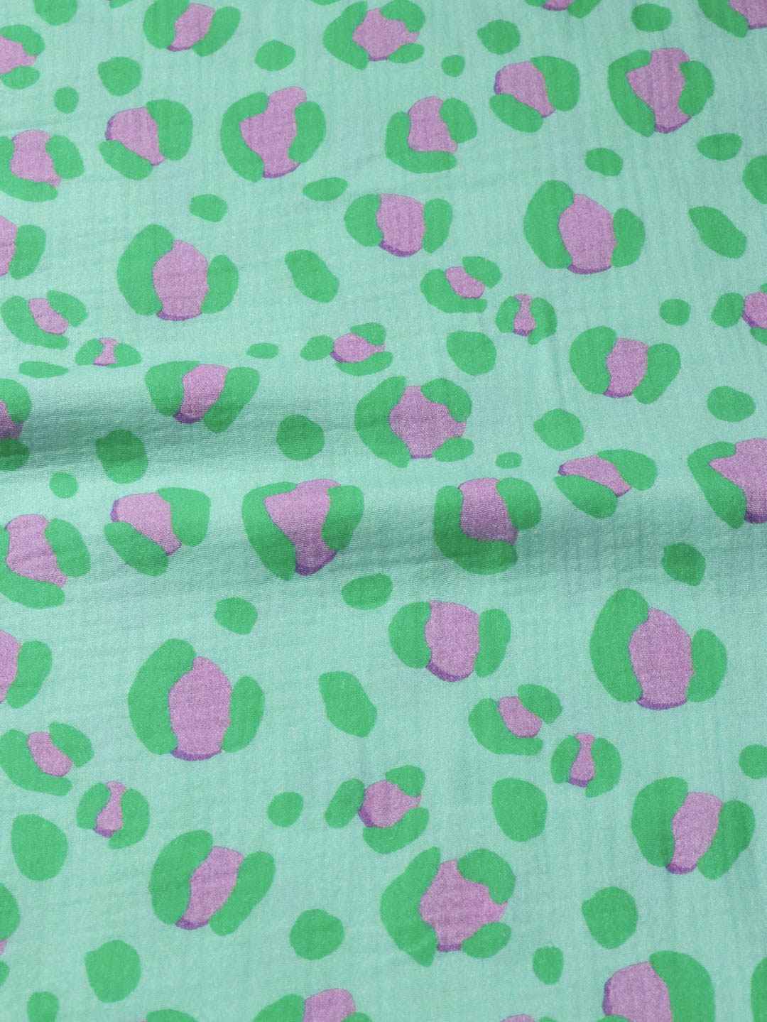J&amp;J Musselin Baby Leo mint