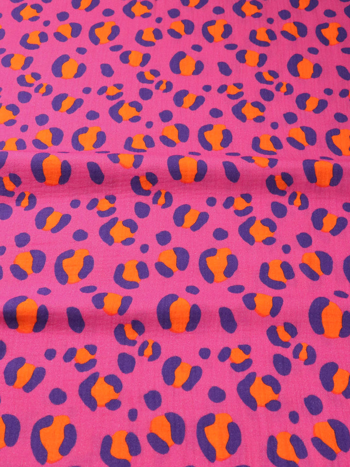 J&amp;J Musselin Baby Leo pink