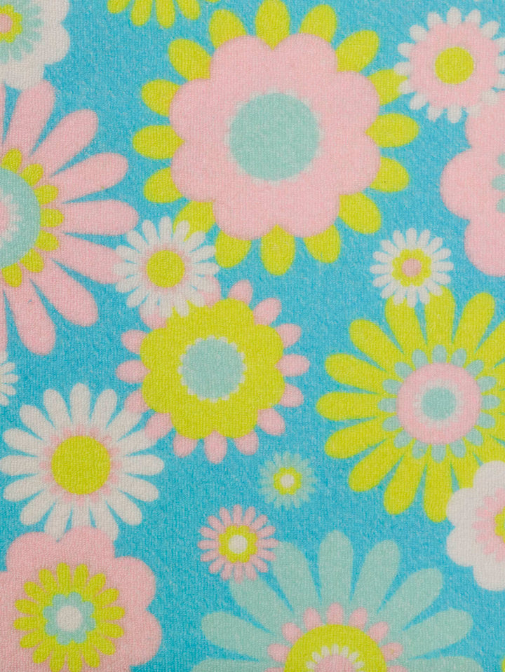 J&amp;J Bio Stretch Frottee Bloom Boom helltürkis