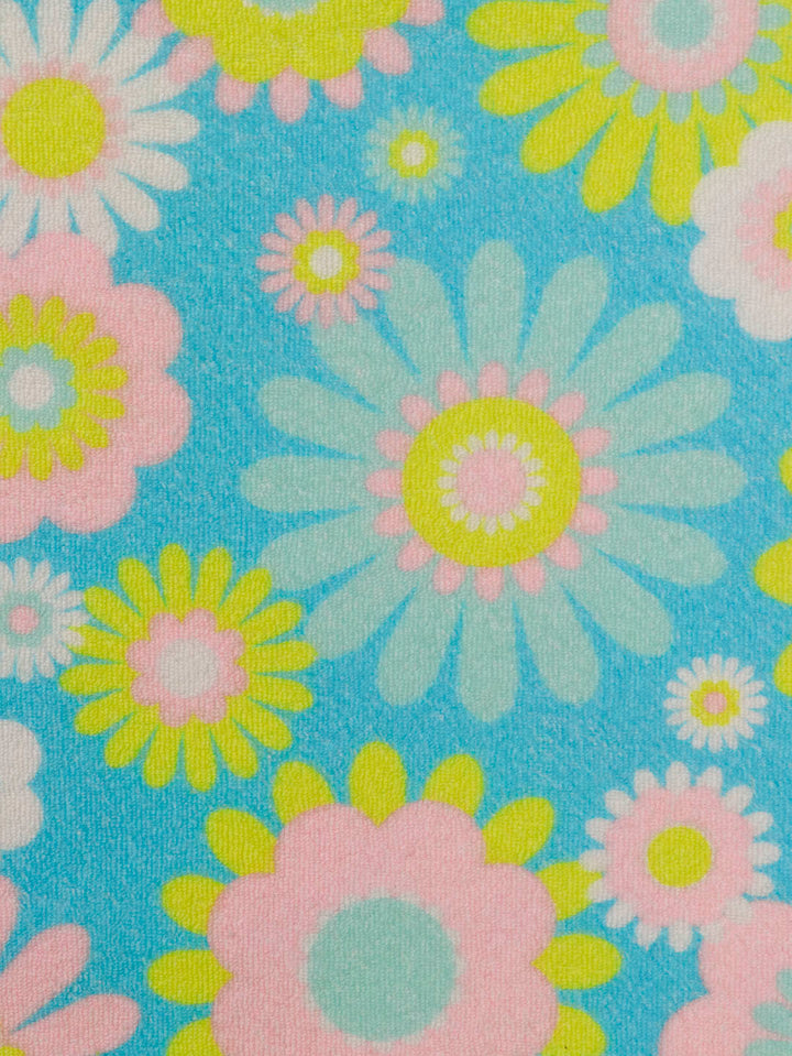 J&amp;J Bio Stretch Frottee Bloom Boom helltürkis