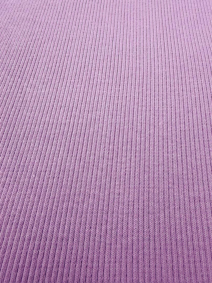 J&amp;J Bio Rippjersey flieder | Bündchenstoff schwer