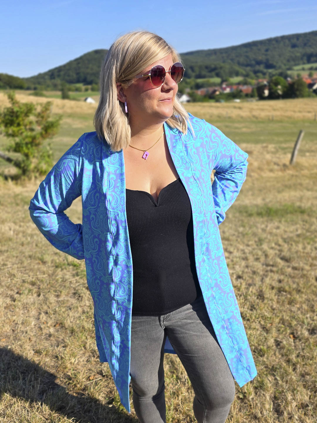 J&amp;J Bio Jersey Little Lady Loopington blueberry