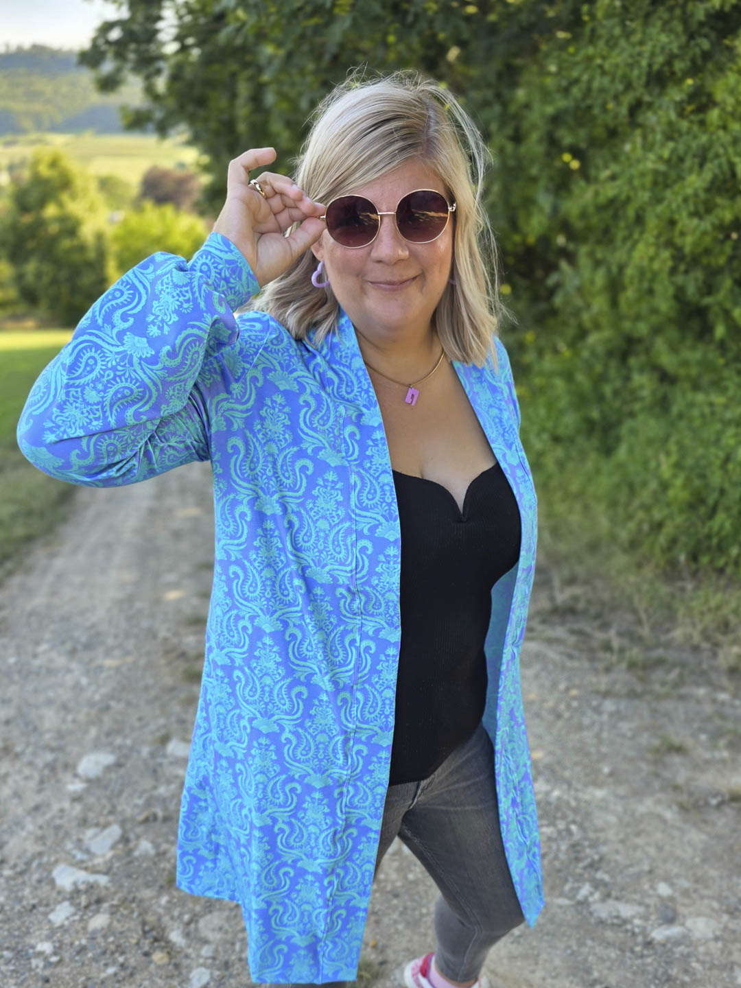 J&amp;J Bio Jersey Little Lady Loopington blueberry