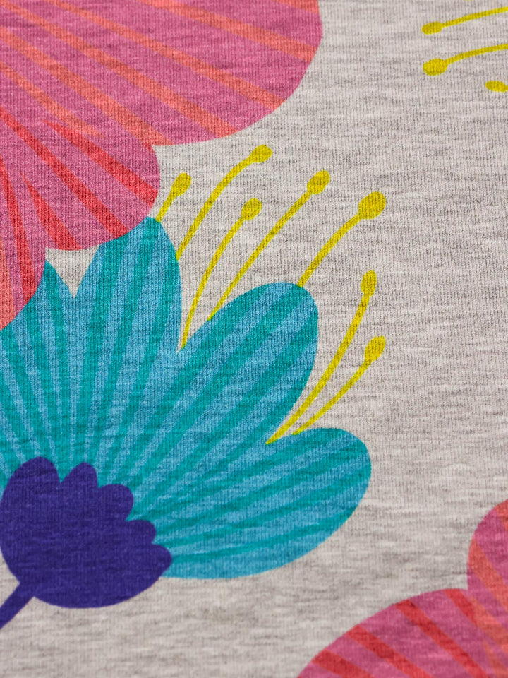J&amp;J French Terry Pauline grau melange