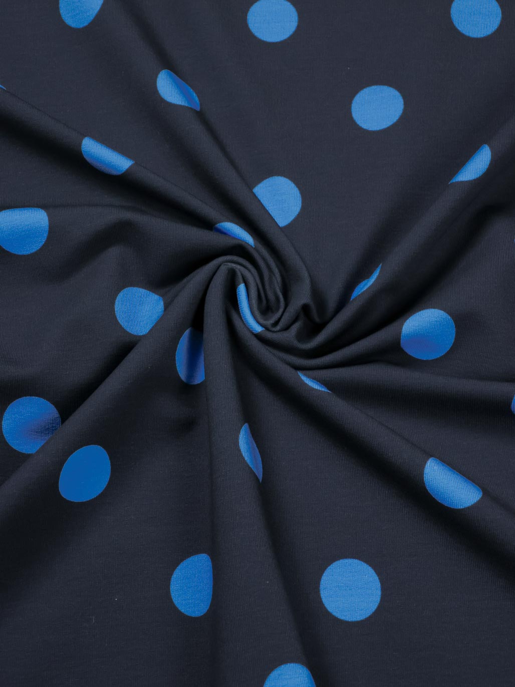 J&J Bio French Terry Dotty marine
