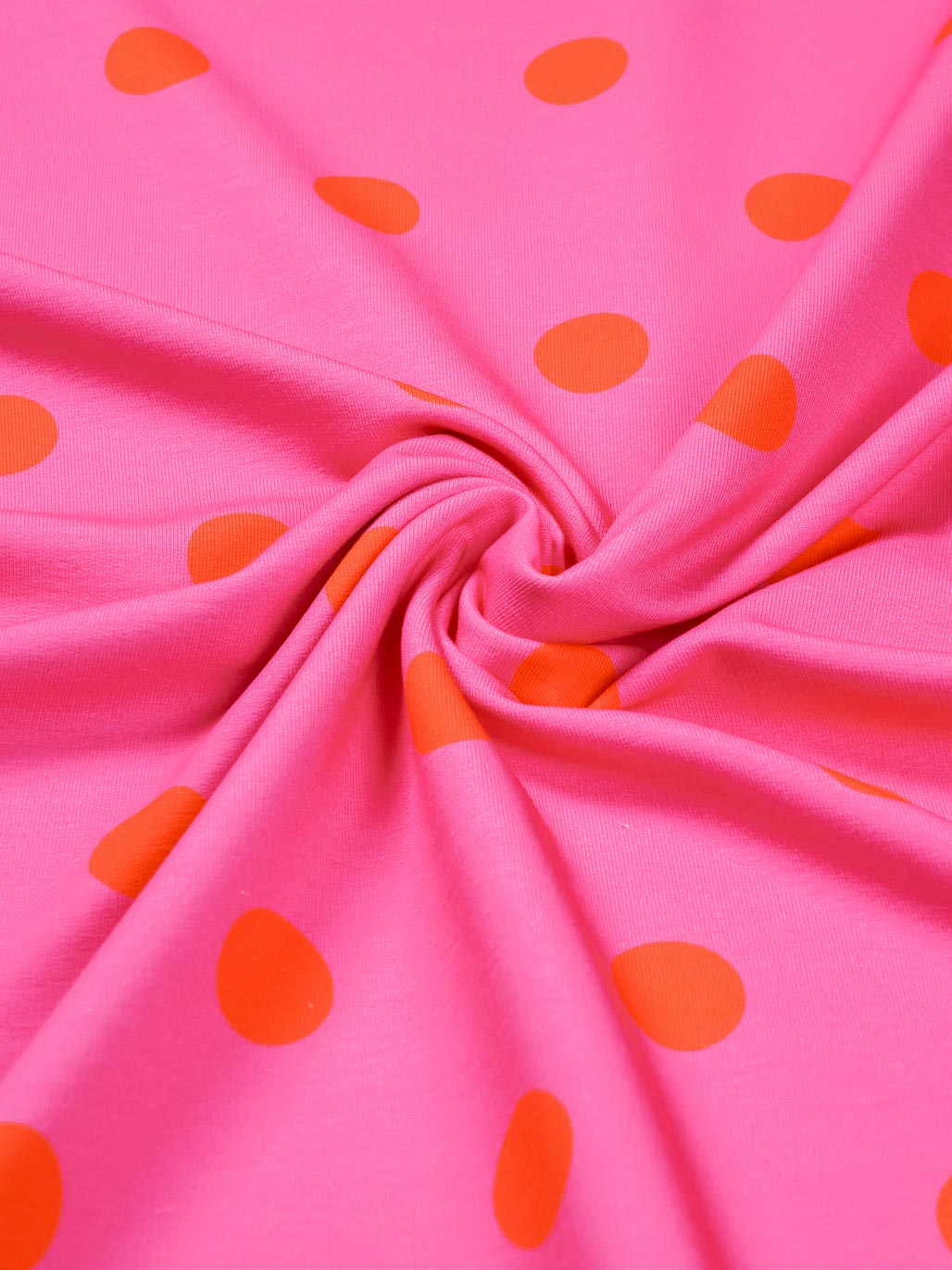 J&J Bio French Terry Dotty pink