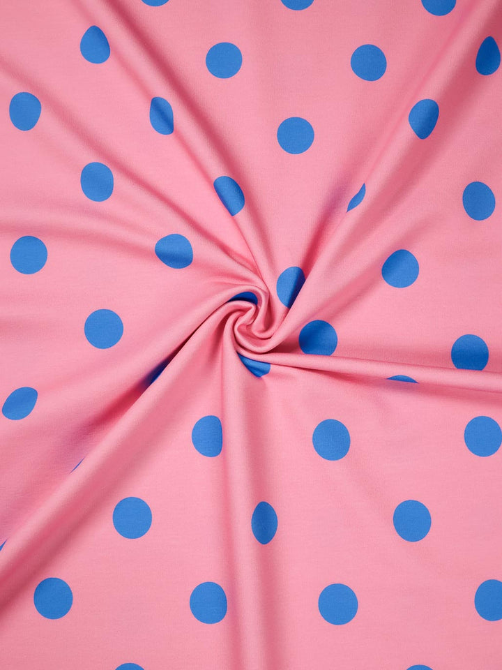 J&amp;J Bio French Terry Dotty rosa