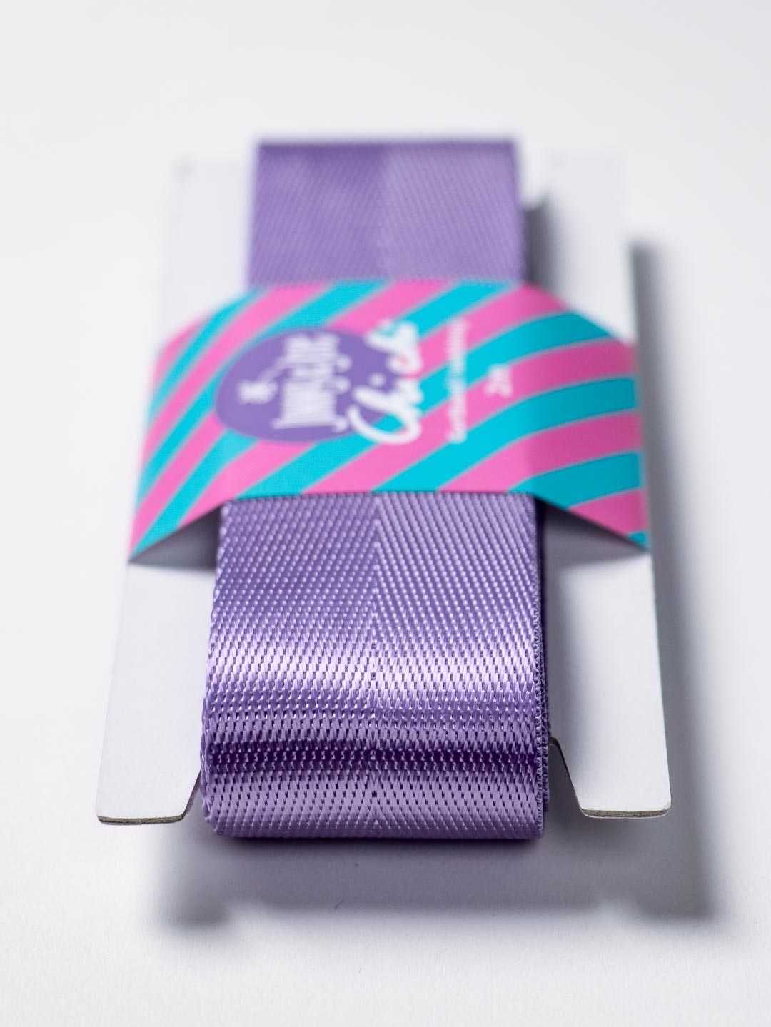 J&amp;J Gurtband Shiny fishbone 38mm lilac