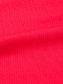 J&J Bio Rippjersey rot | Bündchenstoff leicht