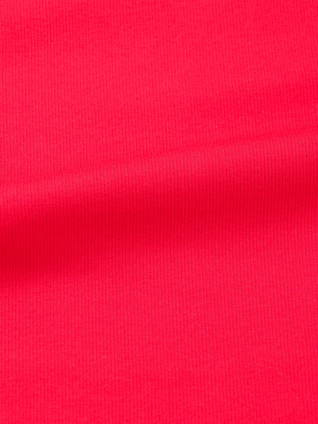 J&J Bio Rippjersey rot | Bündchenstoff leicht