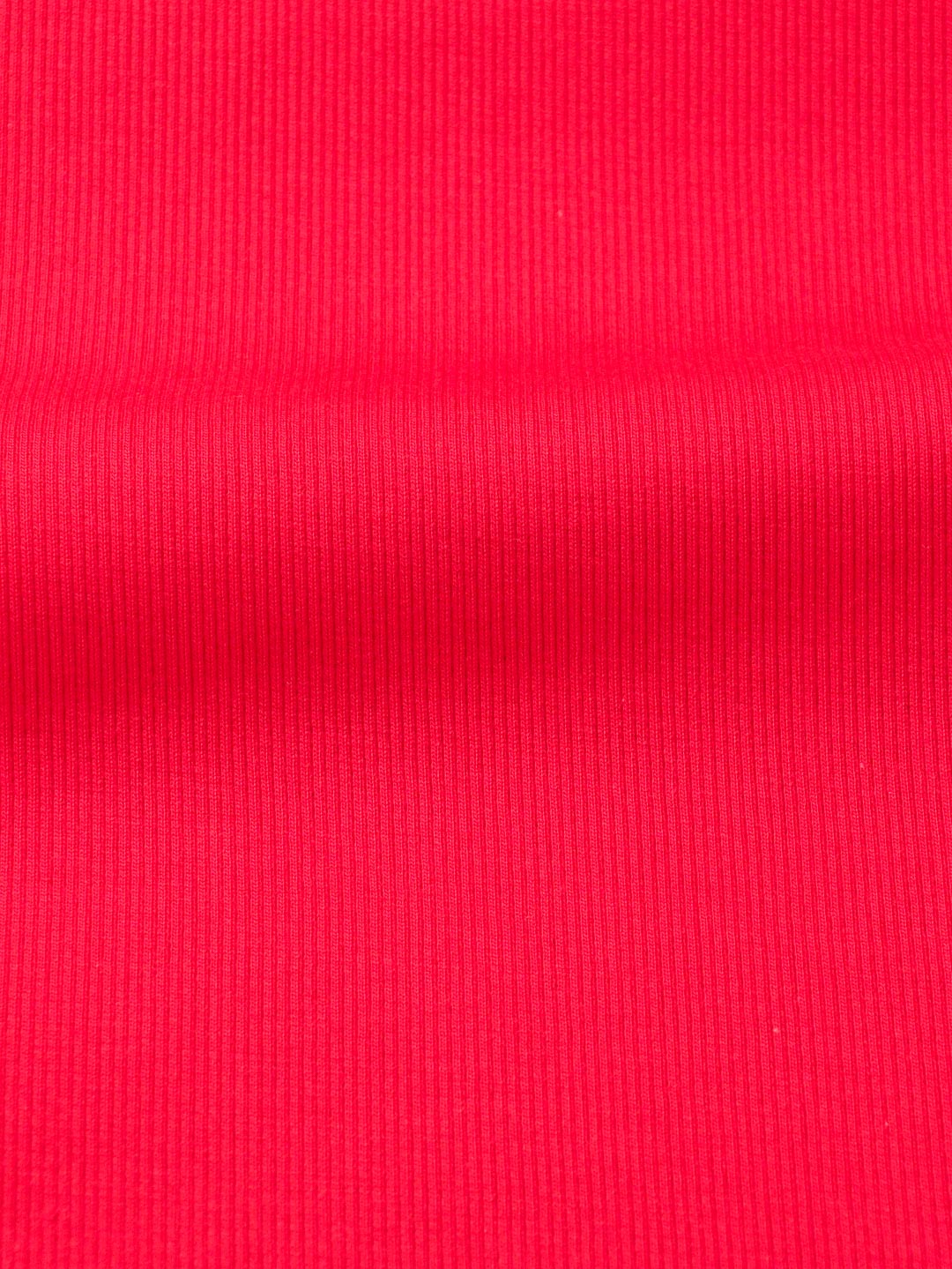 J&J Bio Rippjersey rot | Bündchenstoff schwer