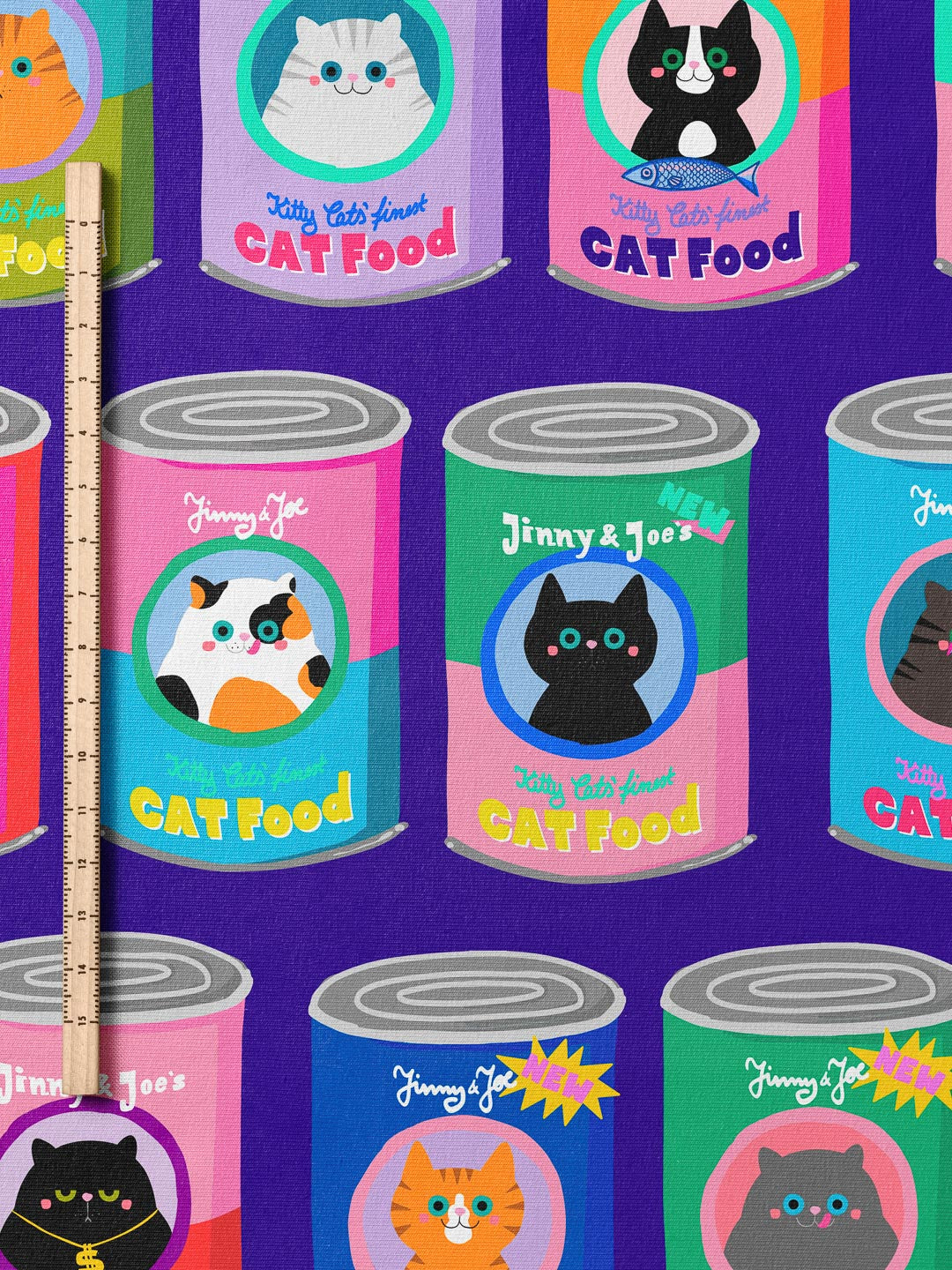 J&J Bio Jersey Kitty Cats Finest lila
