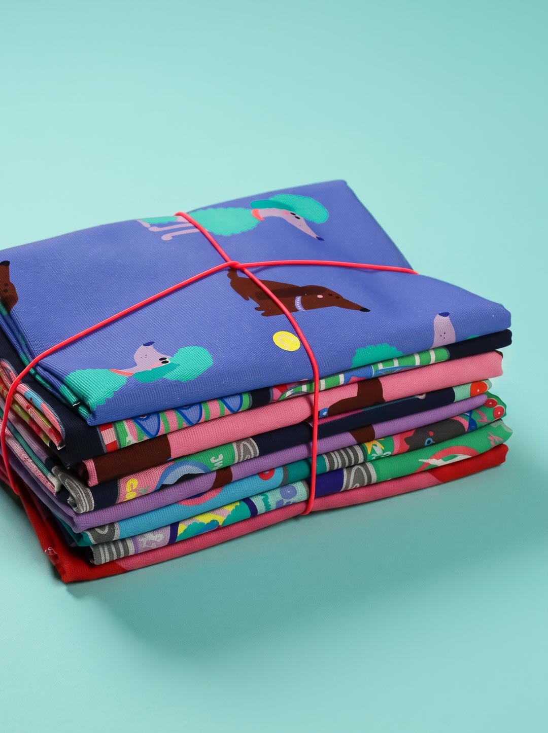 J&amp;J Bio Canvas Fat Quarter Bundle Cats and Dogs