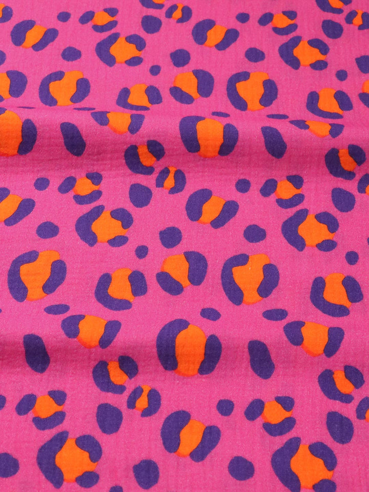J&amp;J Musselin Baby Leo pink