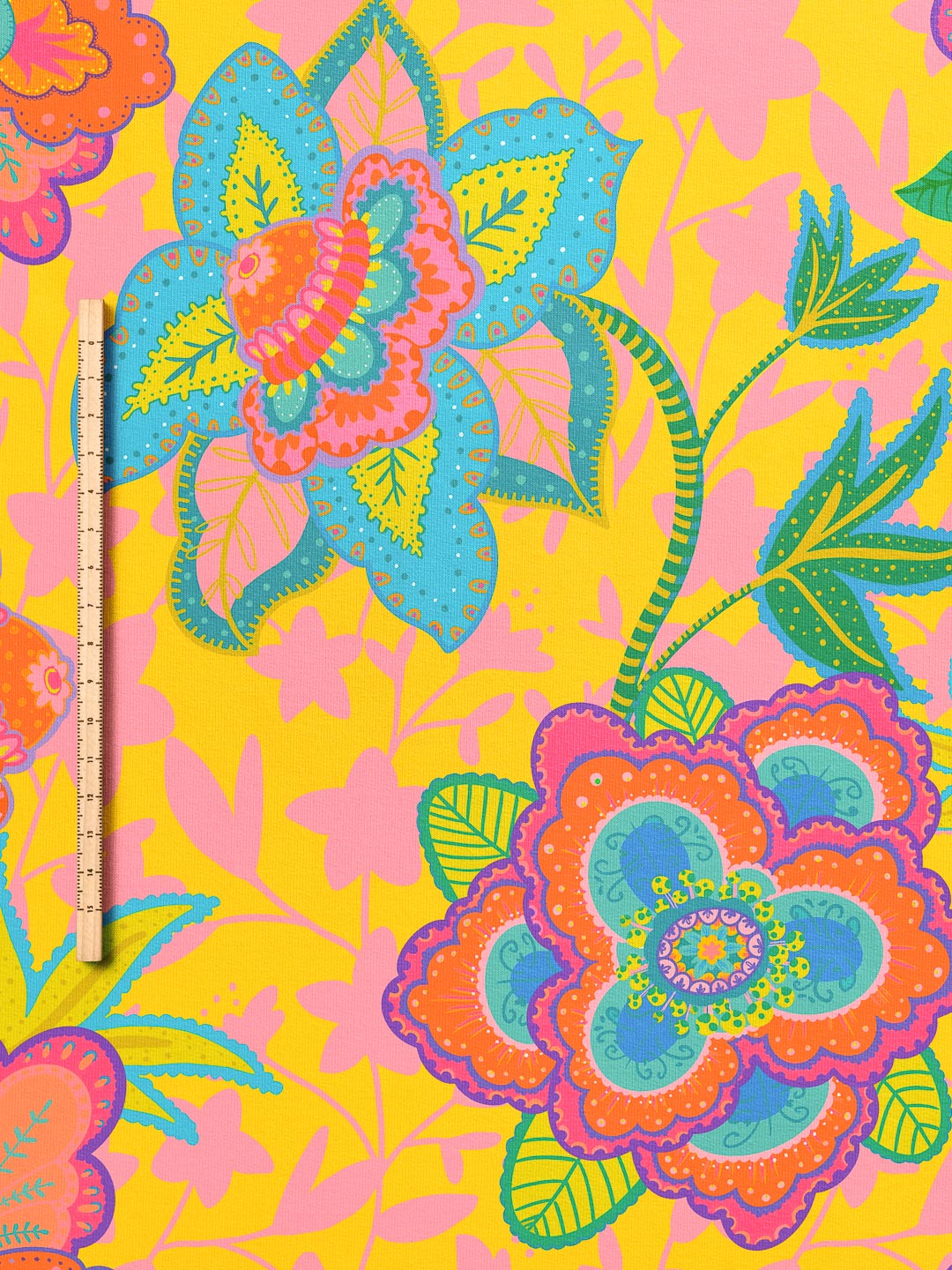 J&J Bio Jersey Fabulous Flowers sunflower