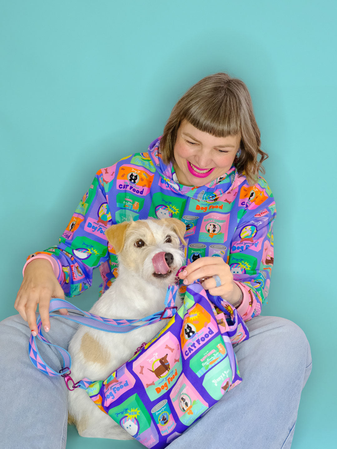 J&amp;J Bio Canvas Pet Shop lila