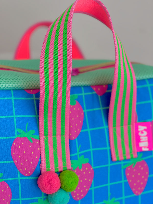 J&amp;J Gurtband Premium 38mm Doubleface neon grün rosa