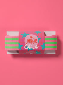 J&J Gurtband Deluxe Doubleface neon grün rosa